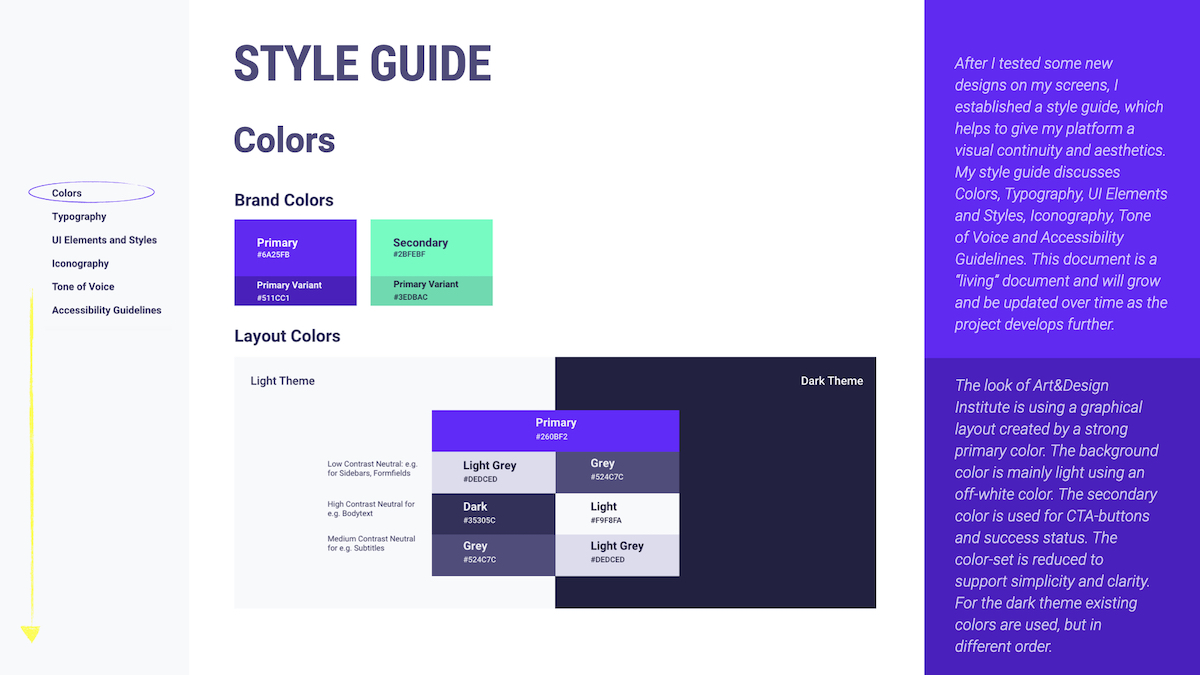 Styleguide Colors